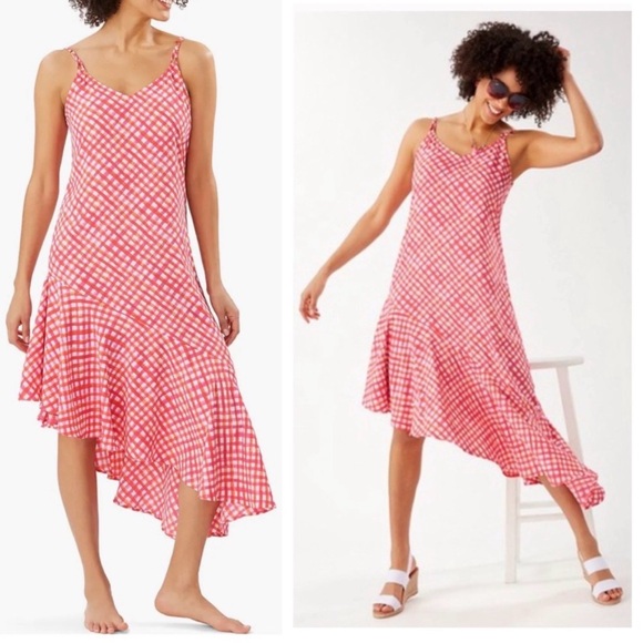 Tommy Bahama Strappy A-symmetrical Maxi Dress Perfect for Warmer Weather Small - Picture 1 of 13